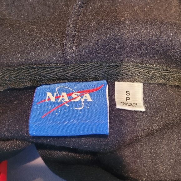 New Never worn black Nasa hoodie size S - Picture 4 of 7